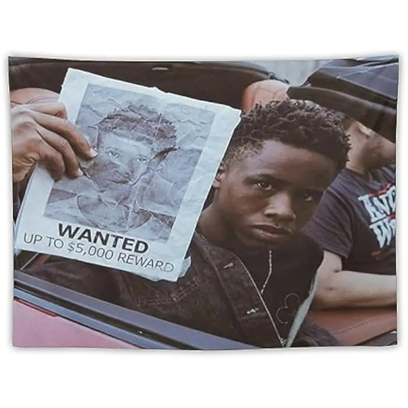 Tays Ks Wanted Tapestry | Rappers Tapestries